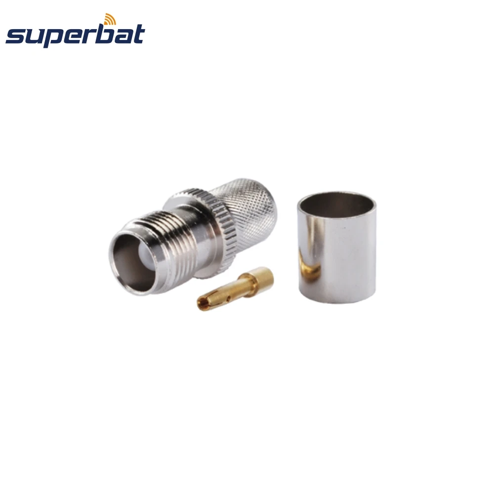 TNC Crimp Female RF Coaxial Connector for Cable