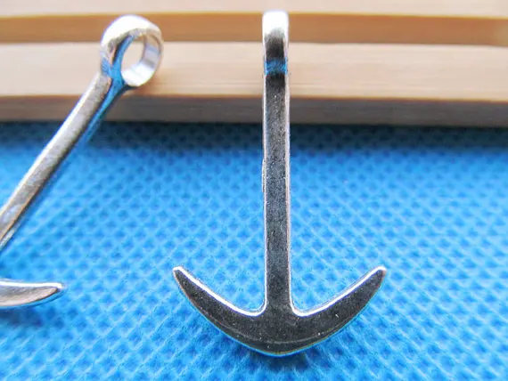 

200pcs Antique Silver tone/Antique Bronze Anchor Connector Pendant Charm/Finding,for Bracelet,DIY Accessory Jewelry Making