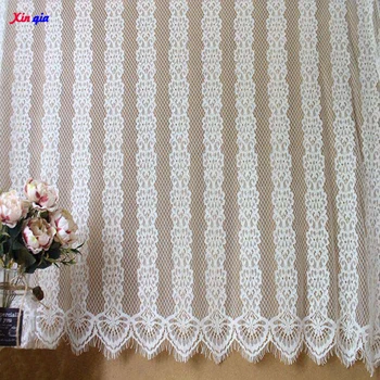 

1.5m*3m Corded french eyelash lace stripe refinement Even clothes, skirts. Dress. Curtains sofa fabric, scarf stitching,