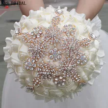 H& S свадебные розы свадебные букеты Crytals Свадебный букет свадебные аксессуары искусственный свадебный букет s buque de noiva