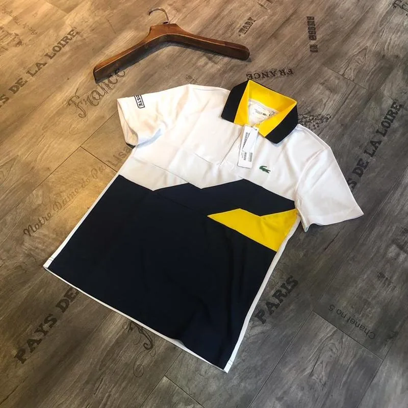 Lacostelegend men's T Shirt 2019 new casual gym shirt breathable Summer Fashion Short Sleeve tees camiseta hombre hot sale