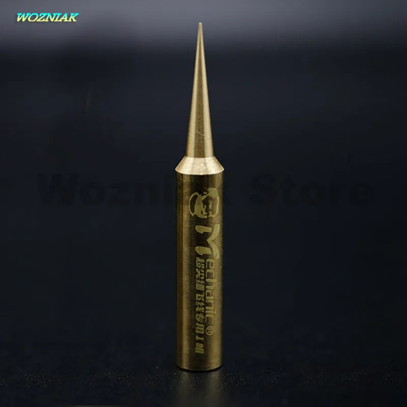 Straight tip Wozniak лучшая Чистая медь профессиональная основная плата Летающая линия железная головка прецизионная Летающая проволока 900 т железная головка для 936 железа - Цвет: Straight tip