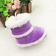 2017 Baby Boots Infant Toddler Girls Boys Slip-On Winter Warm Soft Sole Shoes Boots
