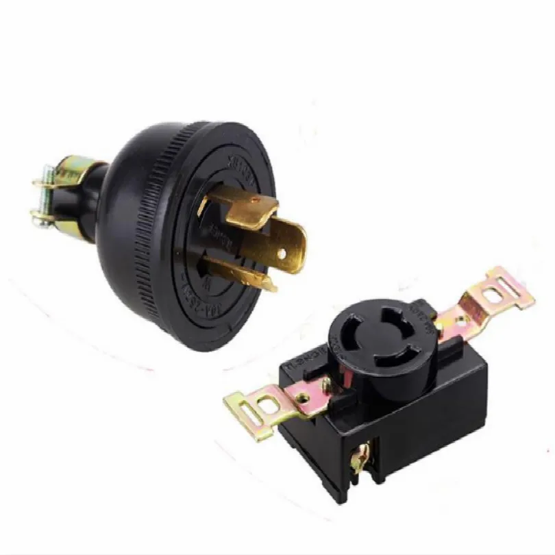 

Single-phase 30A 200V-250V gasoline generator engine Connector socket base diesel gasoline engine plug American European style