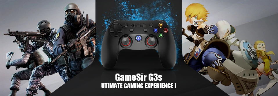 GameSir G3s Bluetooth беспроводной игровой контроллер геймпад для ПК Android телефон Windows PS3 samsung планшет gear VR игровой джойстик