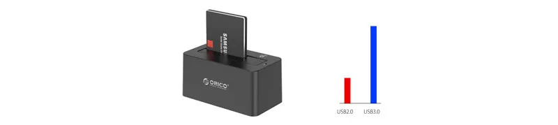 ORICO 6619us3 USB3.0 мобильный жесткий диск 3.5-дюймовый настольный serial внешний SATA2.5 жёсткий диск back box