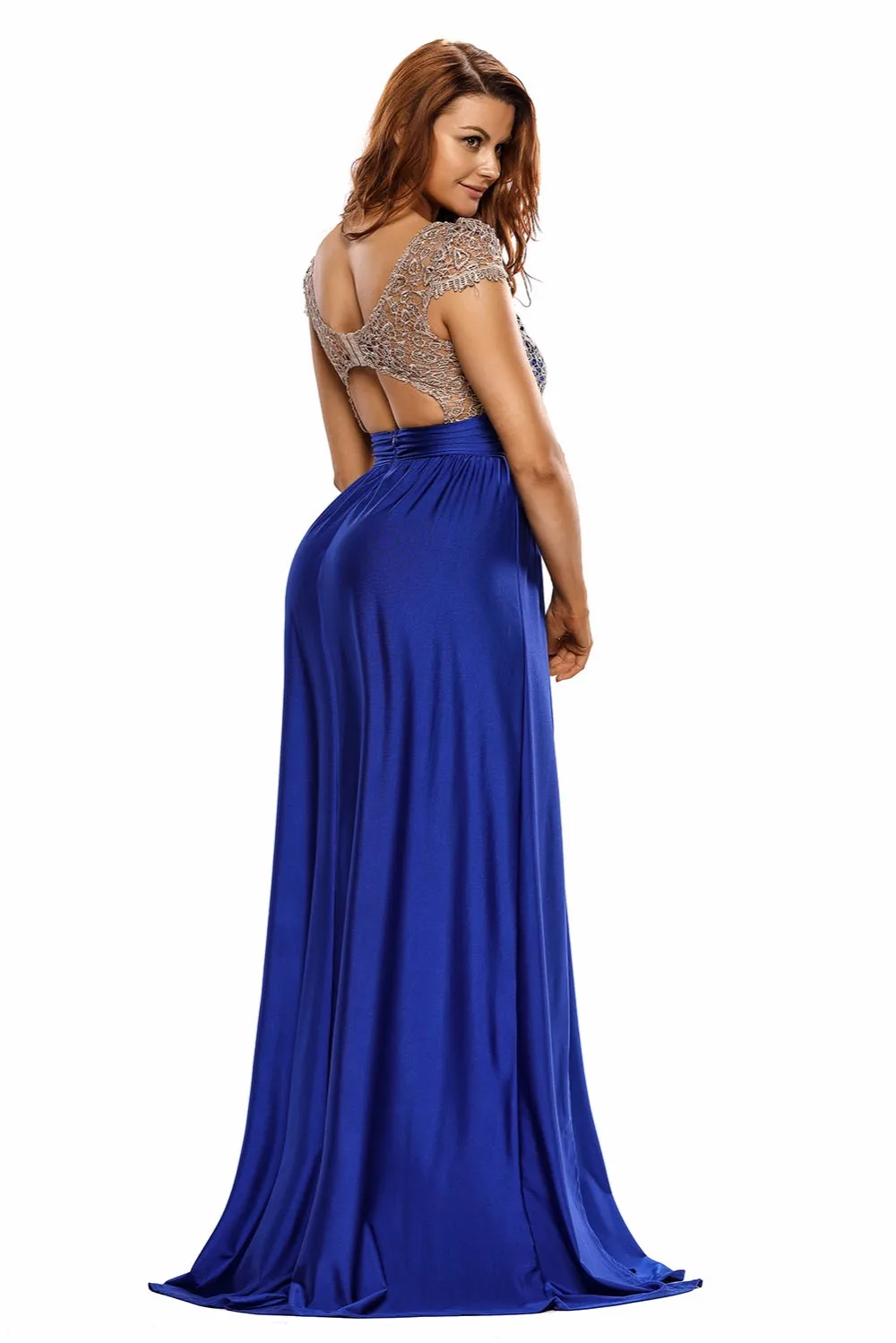 Amazing-Gold-Lace-Overlay-Blue-Slit-Maxi-Evening-Gown-LC60809-5-7