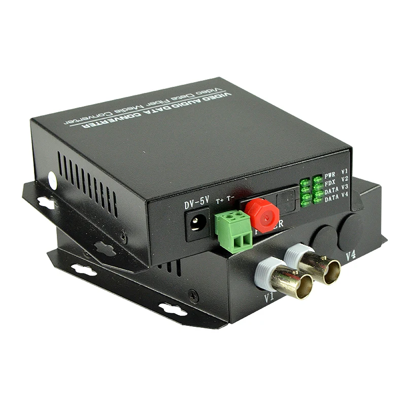 1 Pair 2 Pieces/lot 2 Channel Video Optical Converter 1V1D Fiber Optic