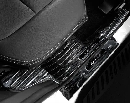 Для Mitsubishi outlander 2019 2021 из нержавеющей стали автомобильные накладки на пороги