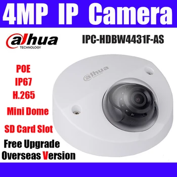 

Dahua IPC-HDBW4431F-AS IP camera 4MP IR20m Mini Dome CCTV Camera H.265 IP67 IK10 POE SD card slot Network camera