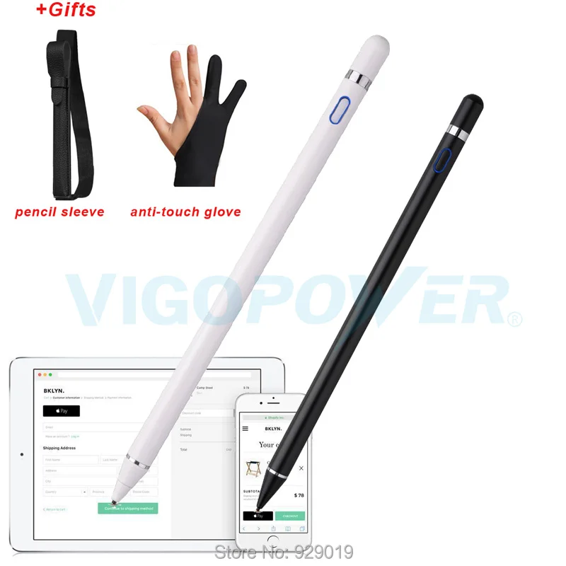 

Stylus for iPad iPhone for Samsung for Huawei mobile tablet touch painting pen Capacitive Screen Drawing pen for Apple Pencil