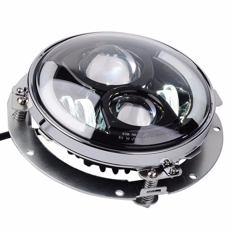 

7" inch 60W Motorcycle LED Headlight For Motorcycle With Mounting Bracket