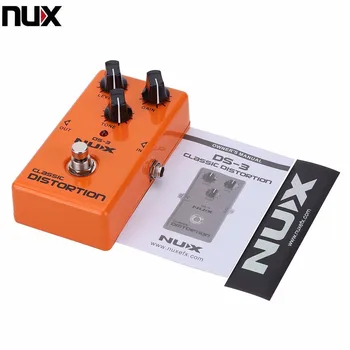

High Quality NUX Stomp Boxes Distortion/Overdrive DS-3 Pedal Classic Distortion True-Bypass