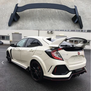For Honda CIVIC Hatchback Spoiler 2017 2018 ABS Plastic Unpainted Primer Color Rear Trunk Boot Wing Lip Spoiler Car Accessories
