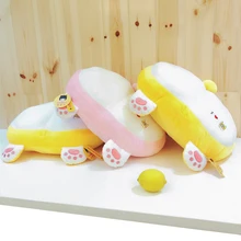 1pc 42cm Cute Corgi Butt Plush Pillow Cushion Stuffed Cartoon Animal Dog Novelty Chair Kawaii Kids Toy Doll Valentine Gift
