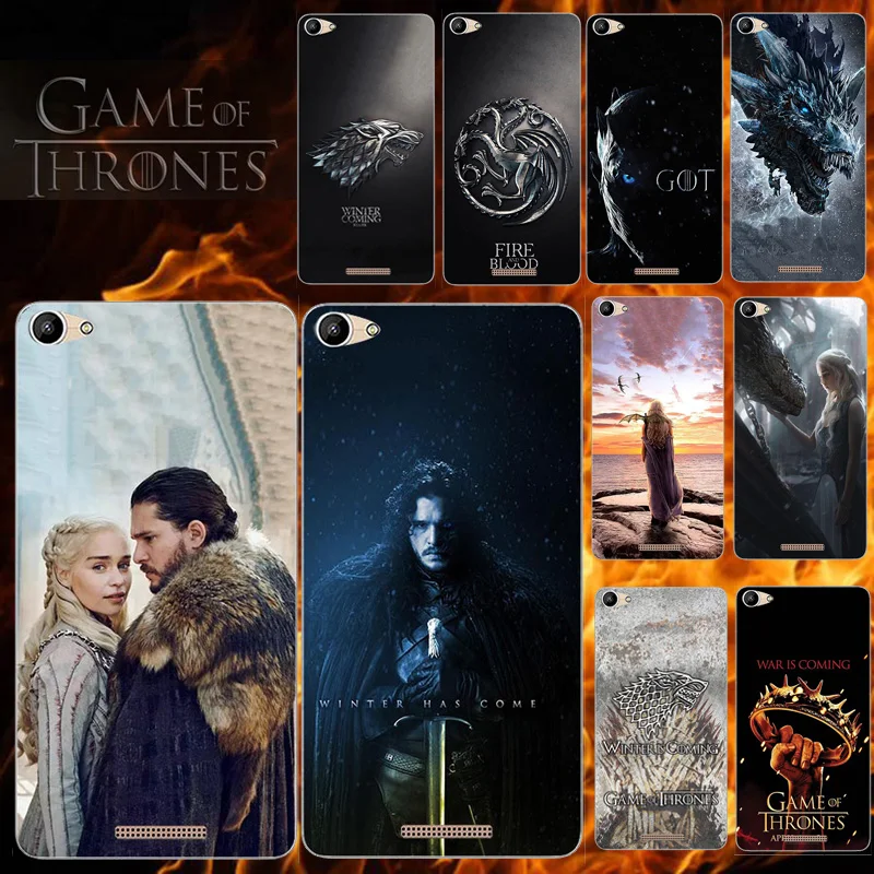 

Case for BQ Strike Power Easy BQS-5058 5058 Soft Silicone Painted Cover for BQ 5058 Phone Back Cover Game Of Thrones Seasons 8