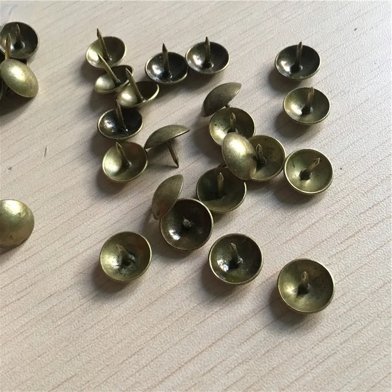 Bronze Iron Round Decorative Iron Nails Furniture Studs Sofa Chair Pins,Table Foot Glide Nail,Antique Tack Nail,13*12mm,200Pcs Bronze Iron Round Decorative Iron Nails Furniture Studs Sofa Chair Pins,Table Foot Glide Nail,Antique Tack Nail,13*12mm,200Pcs