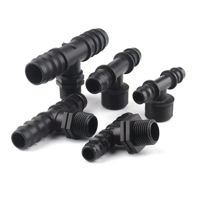 3 X Connector T-Piece for 16 or 20 MM or 25 mm LD PE Pipe Drip Pipe 