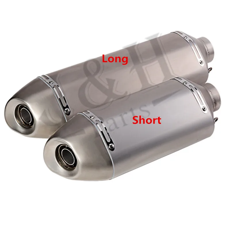 Motorcycle modified exhaust pipe muffler exhaust large four corners