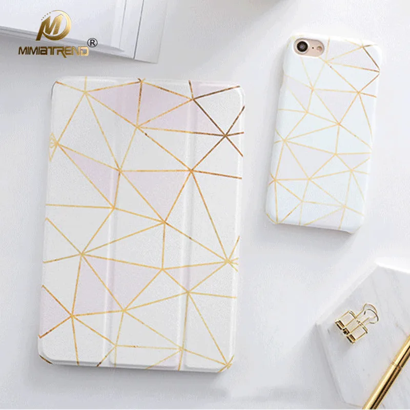 

Mimiatrend Case for iPad Pro 10.5 inches, PU Leather Transparent Back Ultra Slim Light Weight Trifold Smart Cover Case Gift