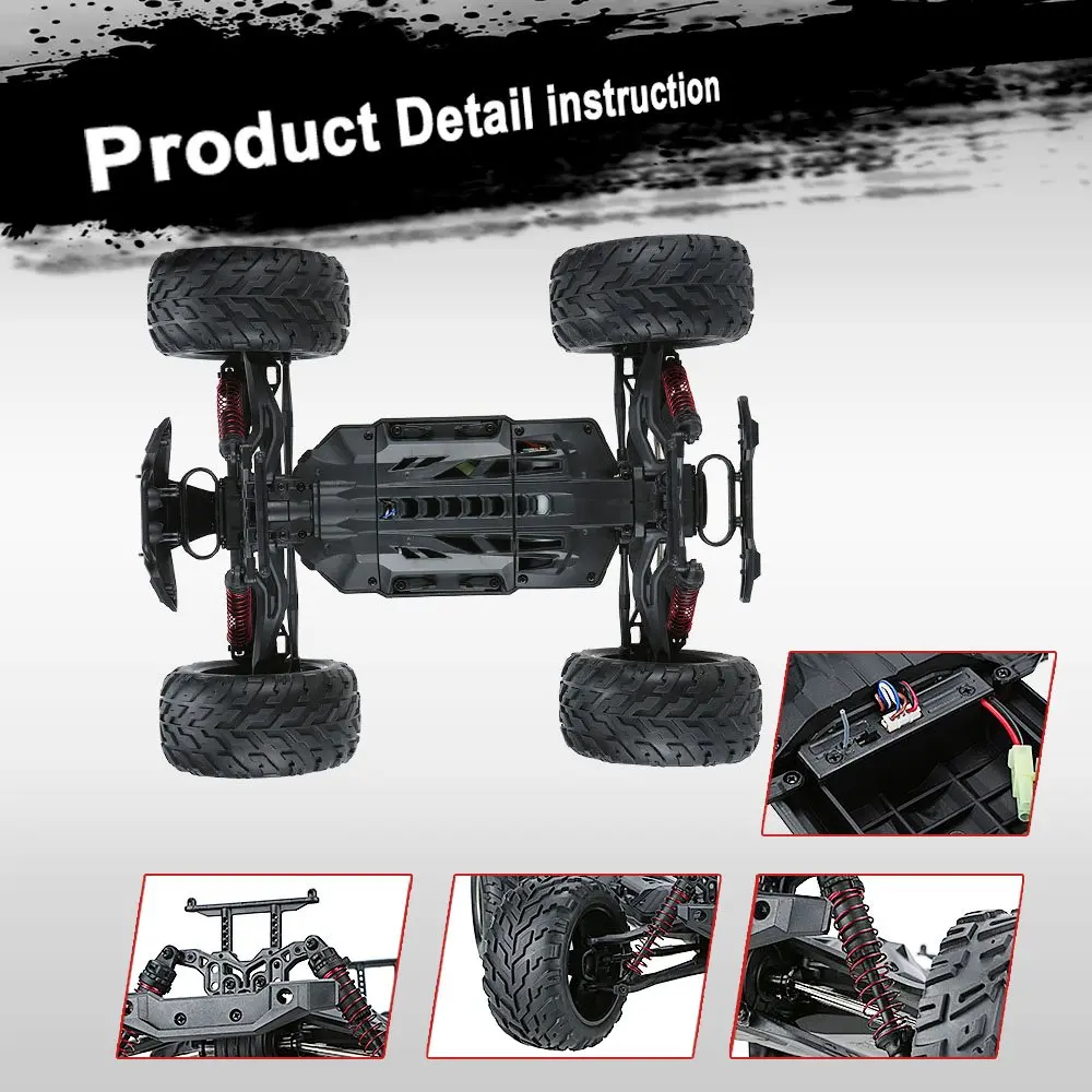 RC Car 1:12 Scale 2.4Ghz 2WD Supersonic Explorer Remote Control Car Off Road Vehicle 42km/h for Kids Adults RTR