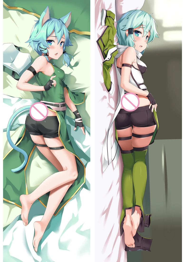 2017 July update Anime Sword Art Online Kirigaya Suguha & Yuuki Asuna Asada Shino Подушка Dakimakura чехол для тела