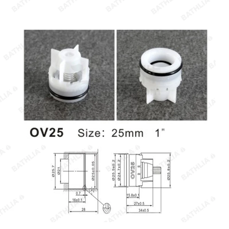 Клапан контроля воды OV15 OV20 OV25 OV32 обратная душевая головка обратный клапан ABS ванная комната экономии воды пластиковый обратный клапан