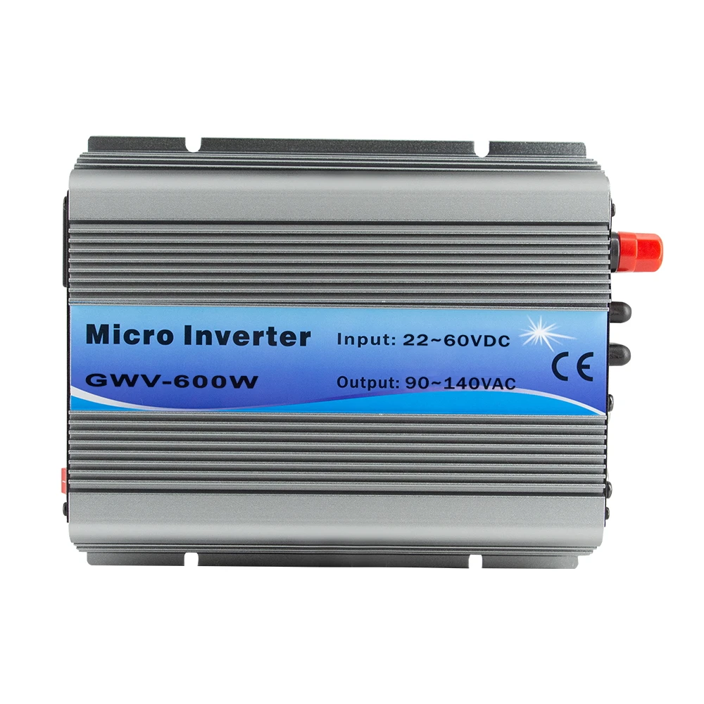 PowMr MPPT функция 600 Вт на сетке галстук инвертор 36VDC(22-60VDC) 72 ячейки 110VAC или 220VAC Выход Чистая синусоида Инвертор с вентилятором