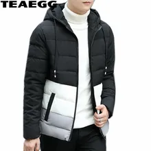 TEAEGG зимняя куртка для мужчин пальто для будущих мам теплая верхняя одежда Casaco Masculino Inverno Мужчин's зимняя куртка верхняя одежда хлопок мужской куртки AL499