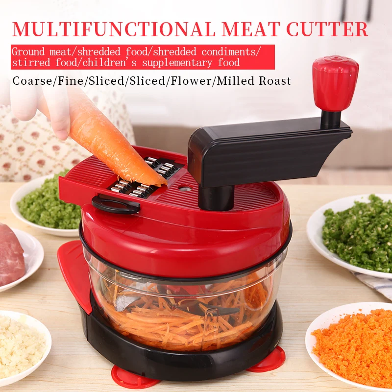 Good Quality Hand Operate Manual Meat Grinder Sausage Beef Mincer Maker Table Home Kitchen