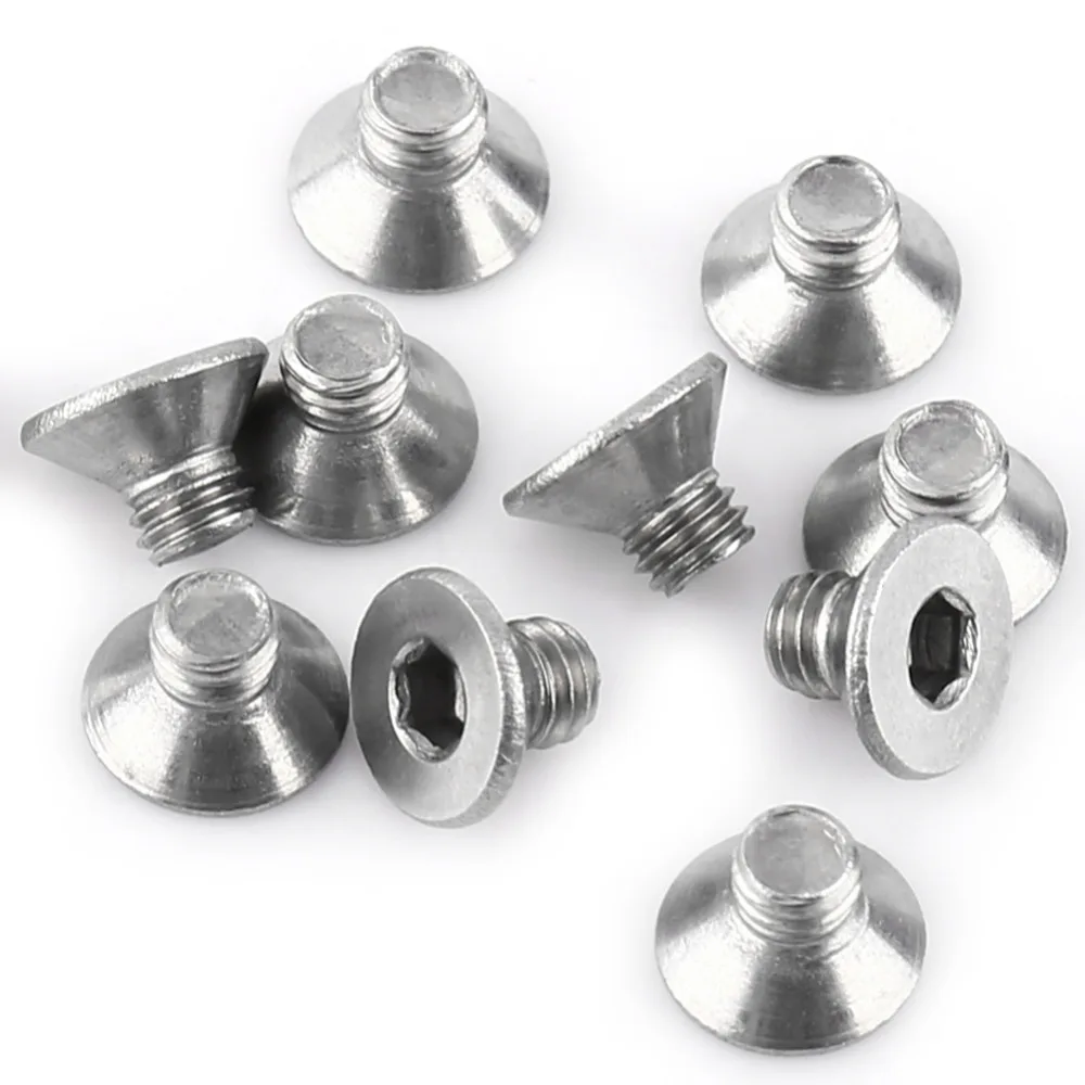 

300pcs/Set M3 petite visserie Hex Socket Flat Head Stainless Steel SS304 Screw Bolt tornillos Assortment In Box
