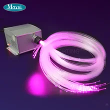 Maykit светодио дный двигатель с 5 Вт Cree Чип Белый светодио дный мерцание Цвет колеса 300 шт. волоконно-оптические хвосты затемнения пульт дистанционного управления