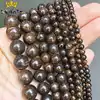 Natural Bronzite Stone Beads Round Loose Spacer Beads For Jewelry Making DIY Bracelets Necklace 15'' Pick Size 4/6/8/10/12mm ► Photo 1/6