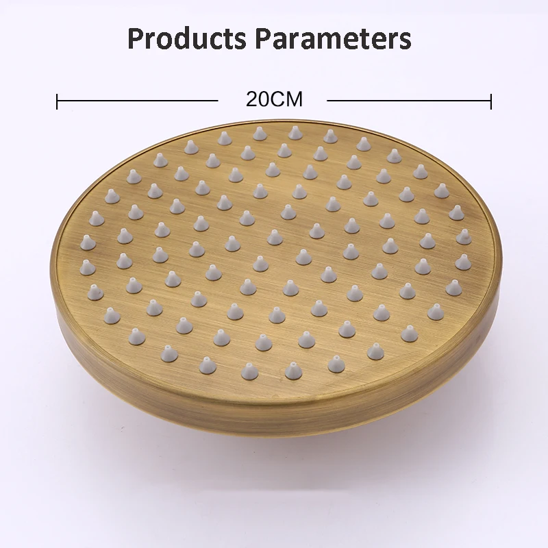 Античная латунная насадка для душа, настенная круглая латунная насадка для душа, насадка для душа ", сменная насадка для душа