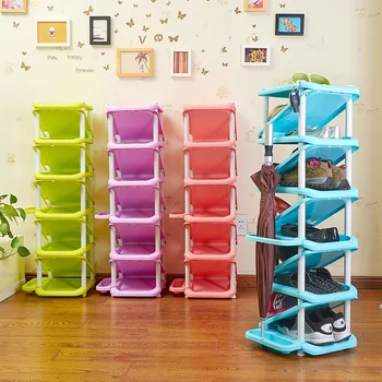 

Household multi-layer storage rack simple shoe cabinet simple modern multi-functional assembly shoe rack XI321707