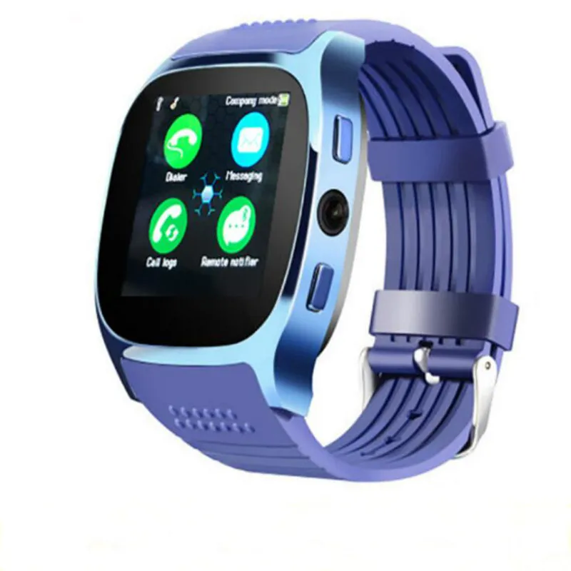 T8 Bluetooth спортивные Смарт-часы с Facebook Whatsapp Поддержка камеры SIM TF карты вызова Smartwatch для Android и IOS Телефон PK GT08