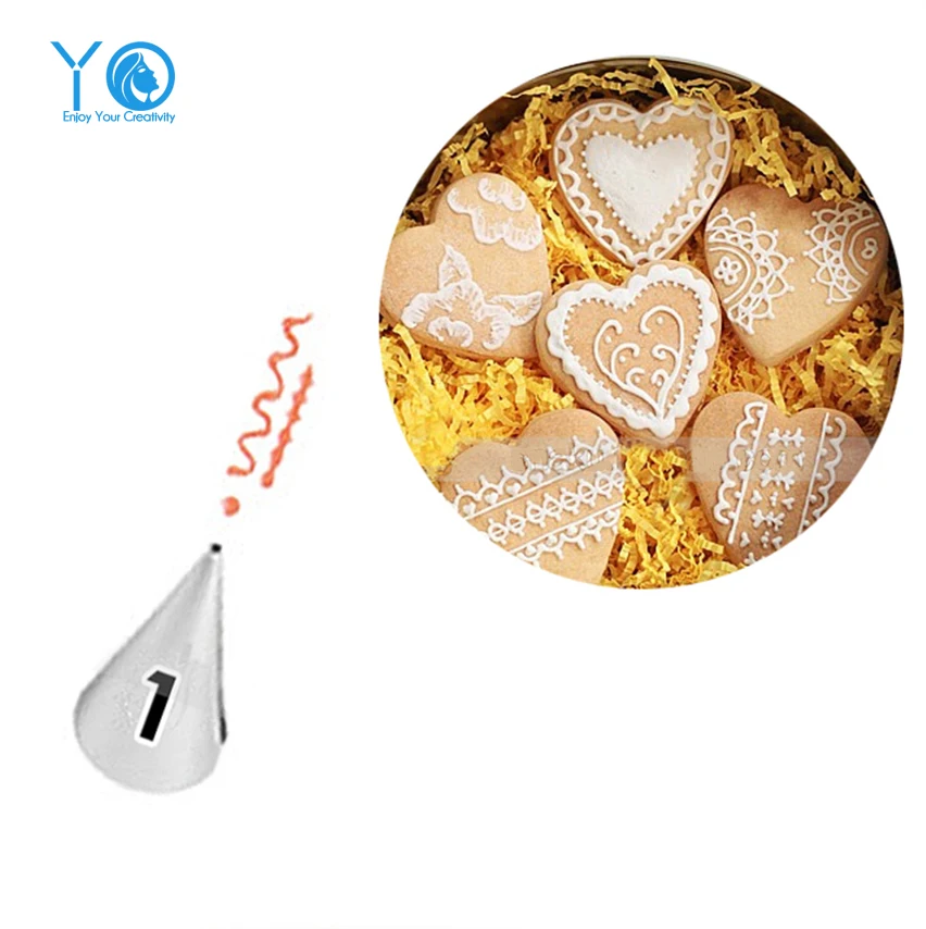 

#00#0#1 Decorating Nozzle Cake & Cupcake Decorating Pastry Tools Icing Tip Nozzle