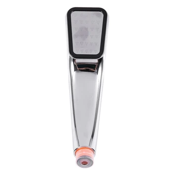 

Pressure Boosting Super Low Water Stylish Shower Head Bath Showers Water Saving Silver
