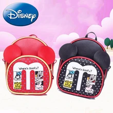 Disney новая детская пижама с Микки Маусом Мышь детей Детский Школьный рюкзак 3D с мультяшным ушастым капюшоном милая сумка для дошколят, мальчиков и девочек, портфели для школьников