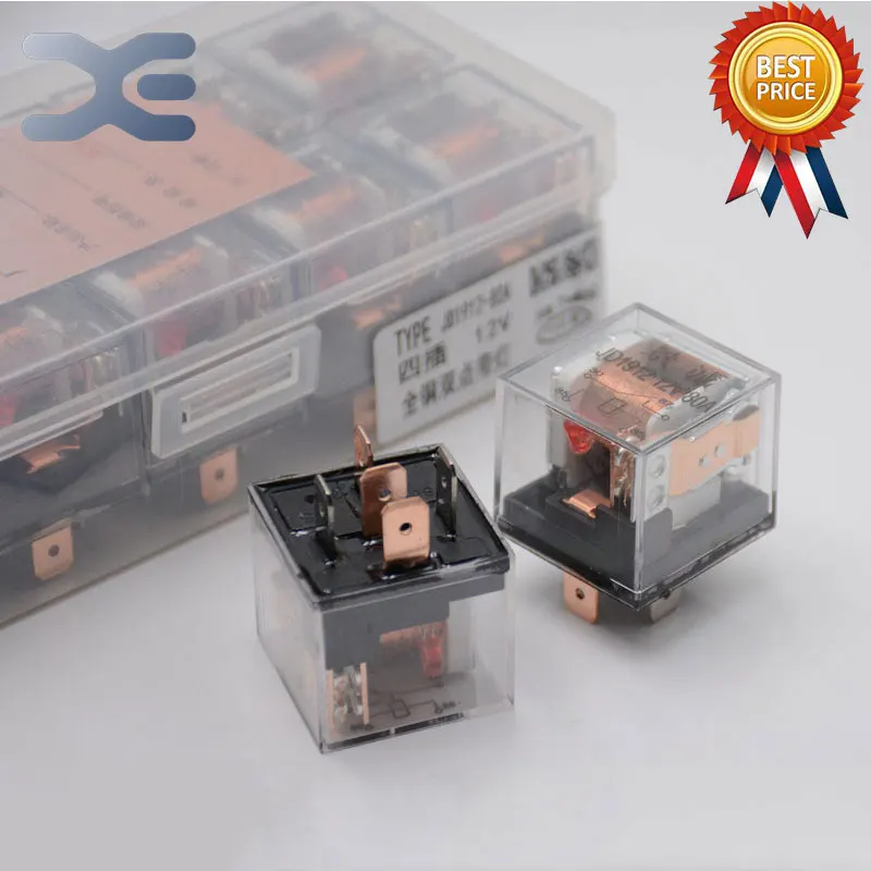 1 шт. 4Pin/5Pin реле 12 В/24 В 80A части интерьера водонепроницаемый индикатор света