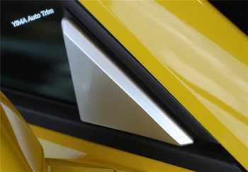 

Lapetus For Chevrolet Camaro 2016 2017 2018 ABS Auto Styling Outside Front Door Window Pillar A Triangle Panel Cover Trim 2 Pcs