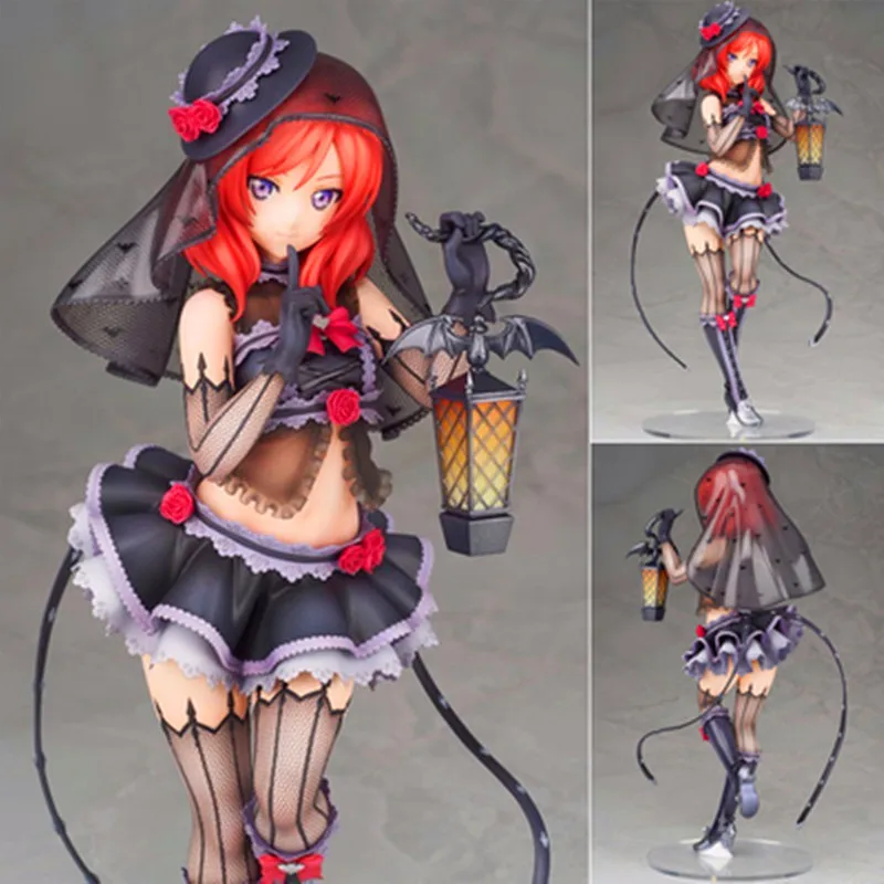 

Anime Figures ALTER Love Live! Maki Nishikino Halloween Hand Lantern PVC Action Figure Collection Model Toy G1906