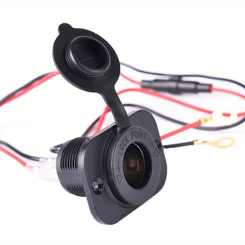Izlancer 12v розетка для автомобильного прикуривателя с высококачественной жгутом