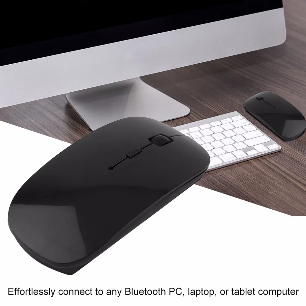 Портативная перезаряжаемая Bluetooth 3 0 игровая 1200 dpi Регулируемая беспроводная мышь