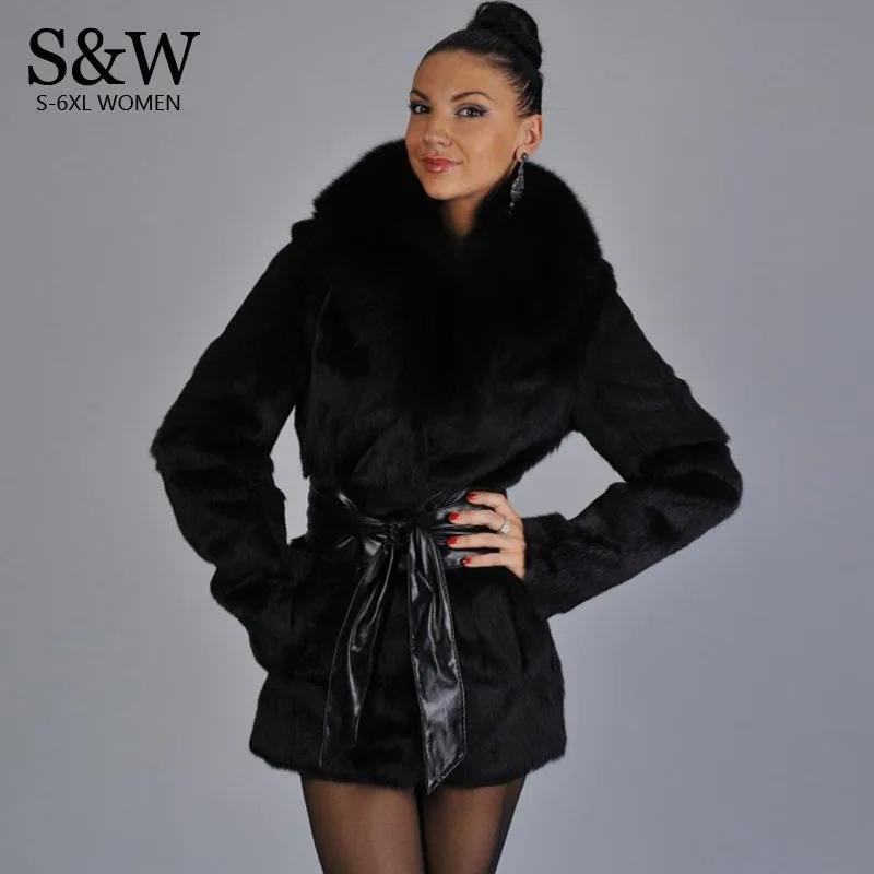 Женское зимнее пальто из искусственного меха размеры XXXL 4XL 6XL|jacket brown|jacket latherjacket shop
