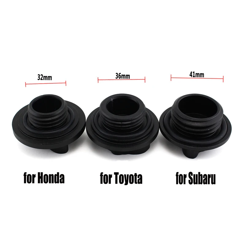 Racing Black Aluminum Engine Oil Cap Oil Fuel Filler Tank Cover Cap For Subaru