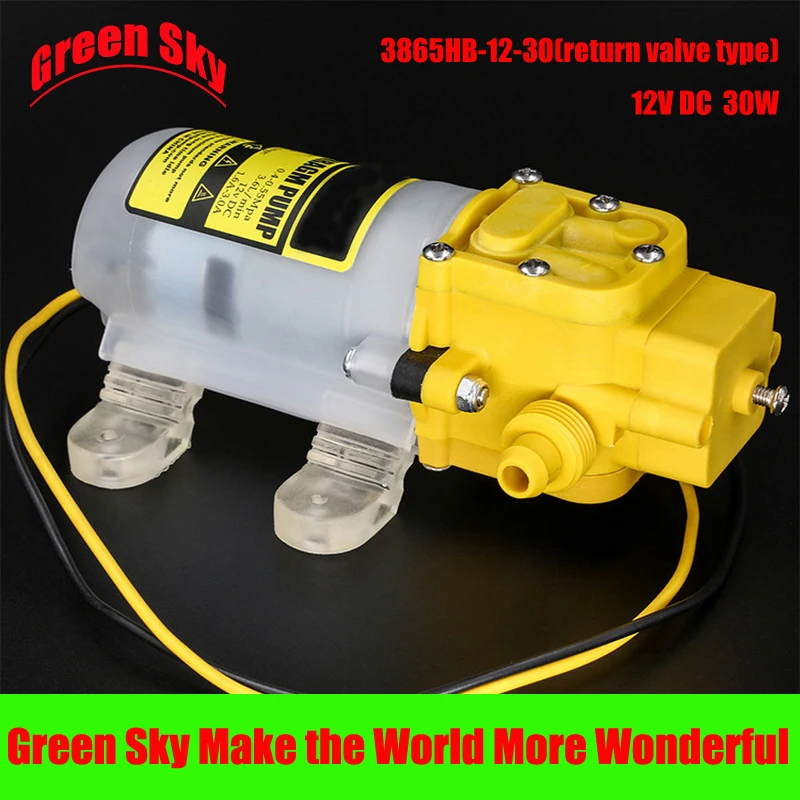 Electric sprayer pump watering irrigation usage 30W dc 12v high