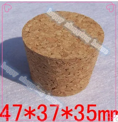 

Packing material cork Large diameter cork bottle pudding wishing bottles sealed bottle glass jar cover 47*37*35mm