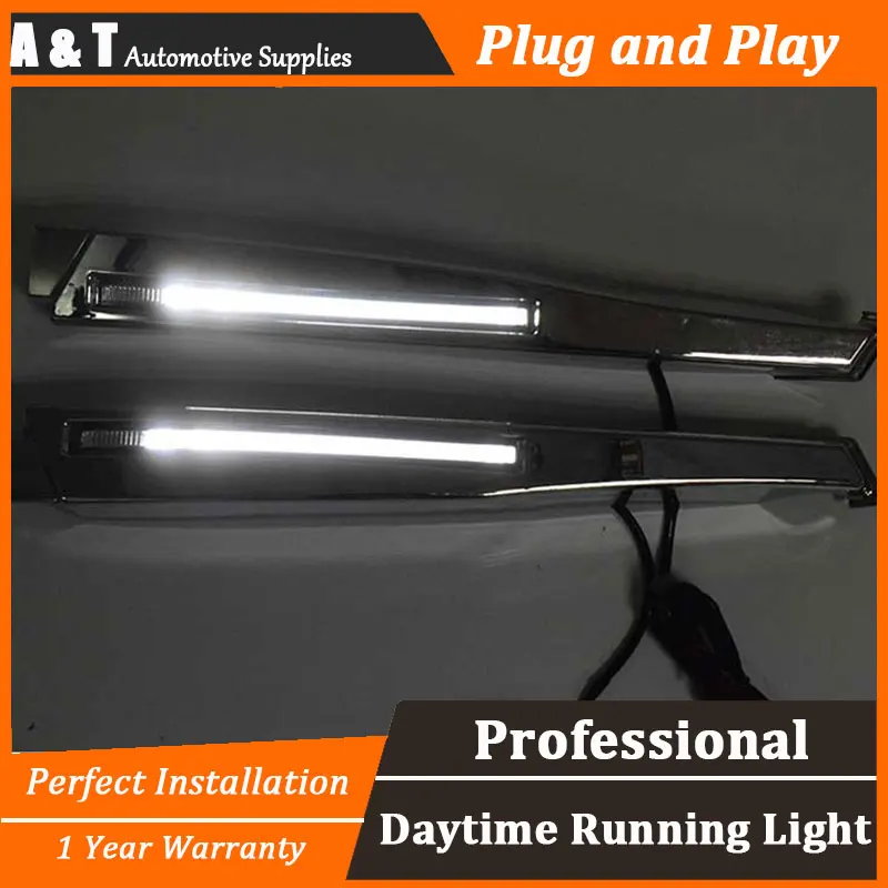 

car styling For Jaguar XF LED DRL For XF led fog lamps daytime running light High brightness guide LED DRL