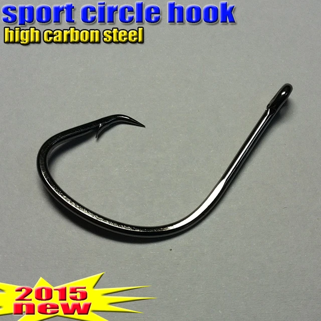 Fishing Sport Circle Hooks, 6 Circle Fishing Hooks